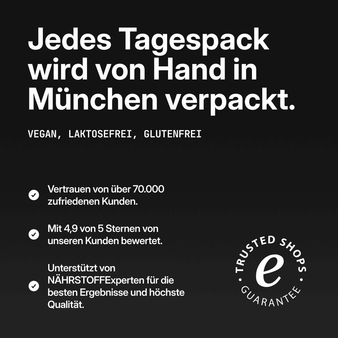 Kreatin PRO Tagespacks (5,3g reines Kreatin/Tag)