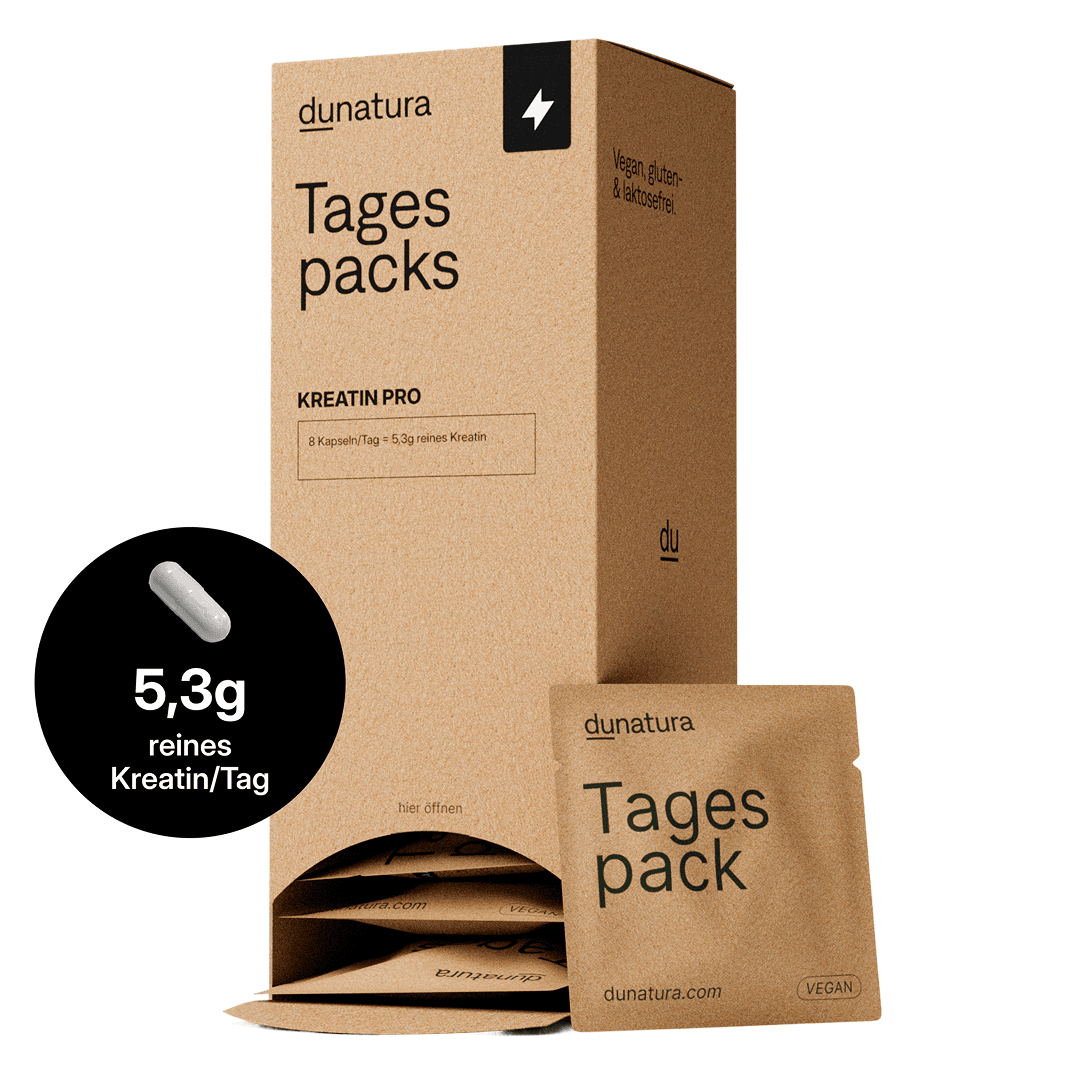 Kreatin PRO Tagespacks (5,3g reines Kreatin/Tag)