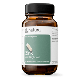 Zink (25 mg Zinkbisglycinat) – bioaktiv, vegan | 56 Kapseln in Glasflasche