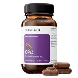 OPC (148 mg aus Traubenkernextrakt) – vegan | 112 Kapseln in Glasflasche